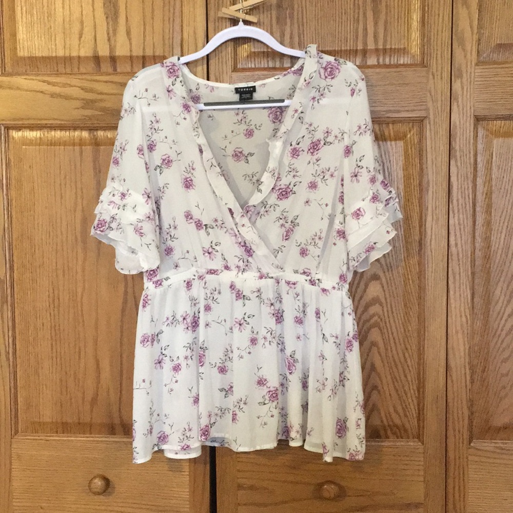 Torrid Faux Wrap Babydoll